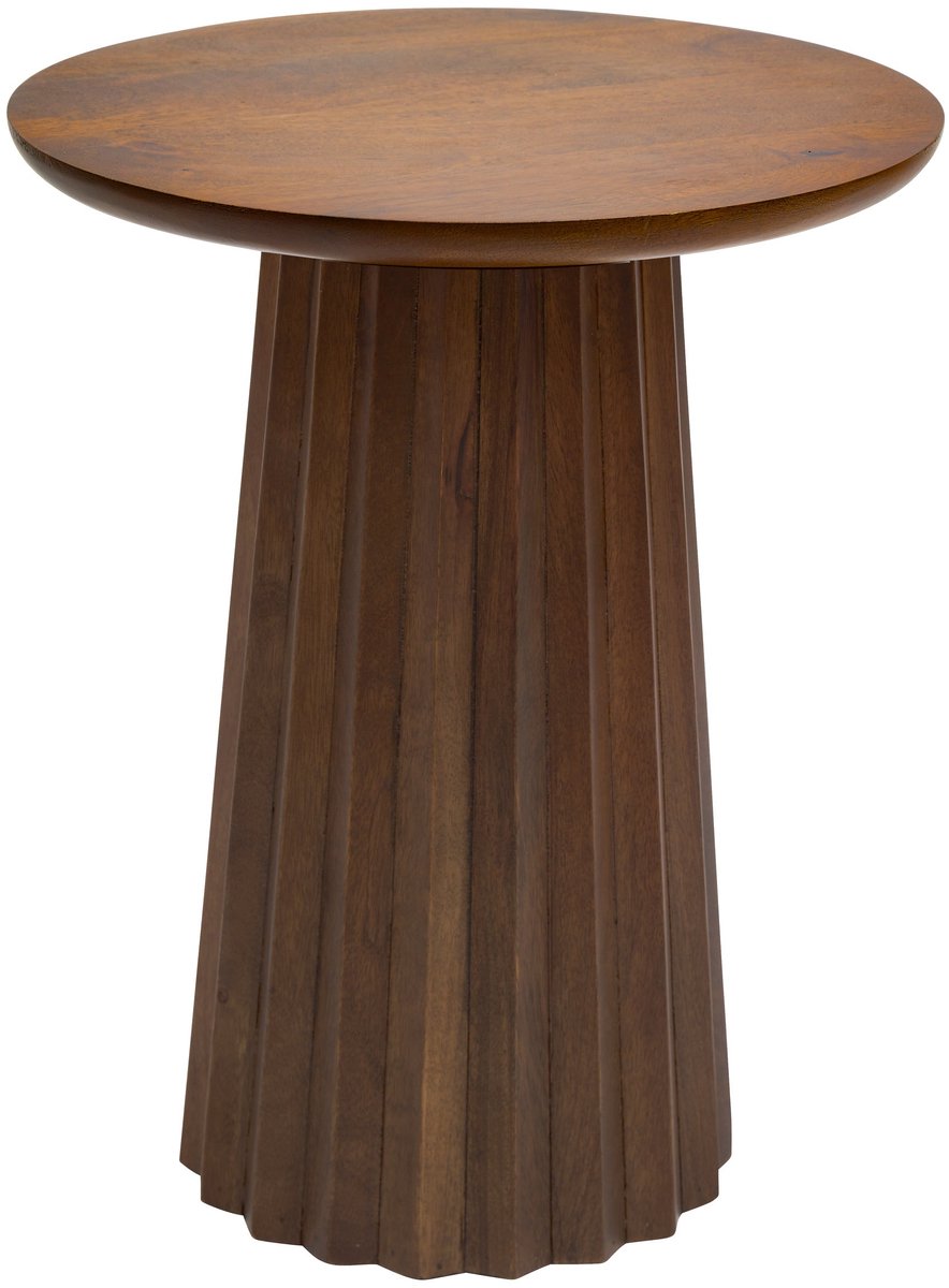 Atmosphera Shelty Totem Bijzettafel - Ø38xH50cm - Bruin