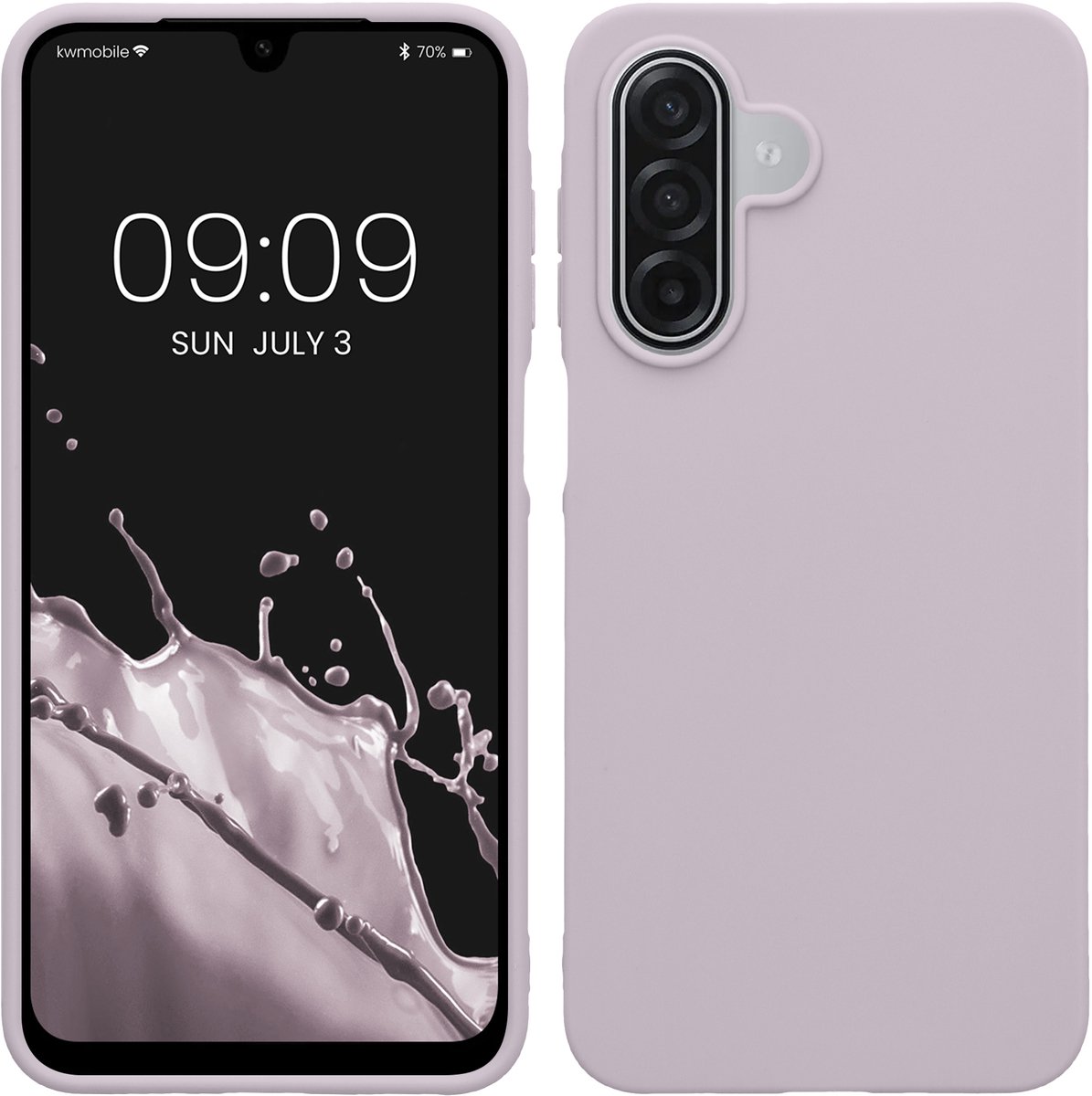 kwmobile telefoonhoesje geschikt voor Samsung Galaxy A18 4G / 5G - Hoesje voor smartphone - Back cover in lavendel