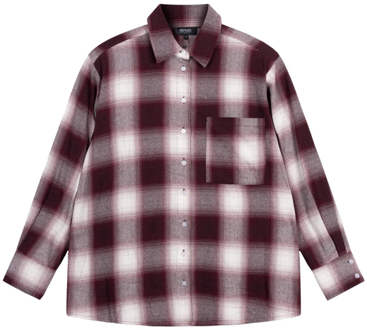 Refined Department Blouse Lolay Woven Checked Blouse R2609958078 625 Check Dames Maat - L
