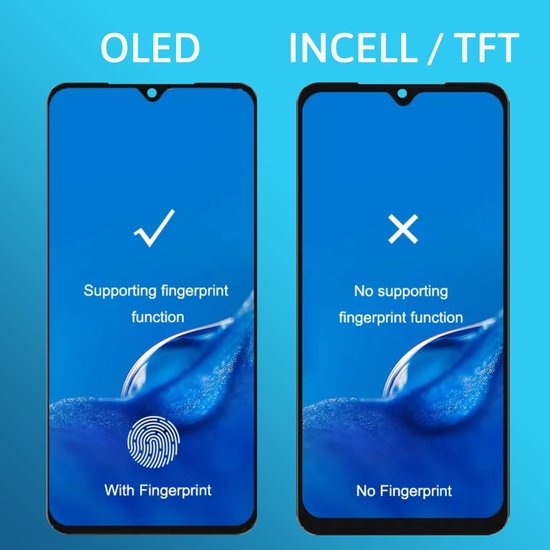 It'Go OLED Full HD-display voor Samsung A52S 5G A528 met vingerafdruk LCD-scherm, vervangend touchscreen met gereedschap, zwart met frame, hoge kwaliteit — afbeelding 2