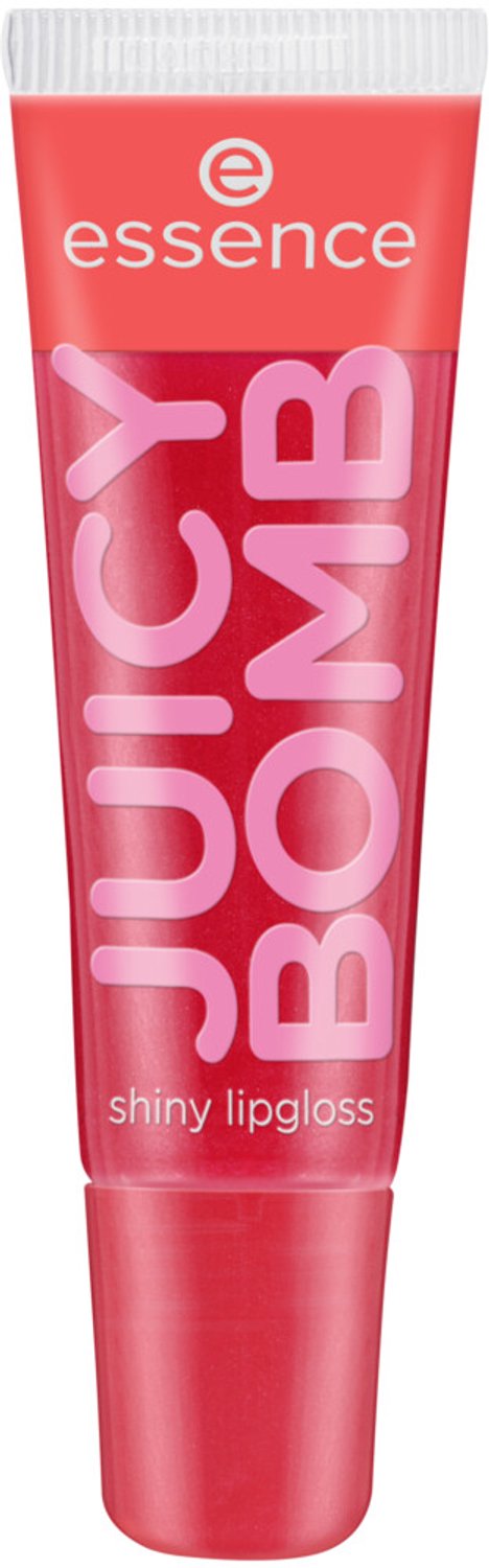 essence - Juicy Bomb Shiny Lipgloss 104 Poppin' Pomegranate - 2 x 10 ml - Voordeelverpakking