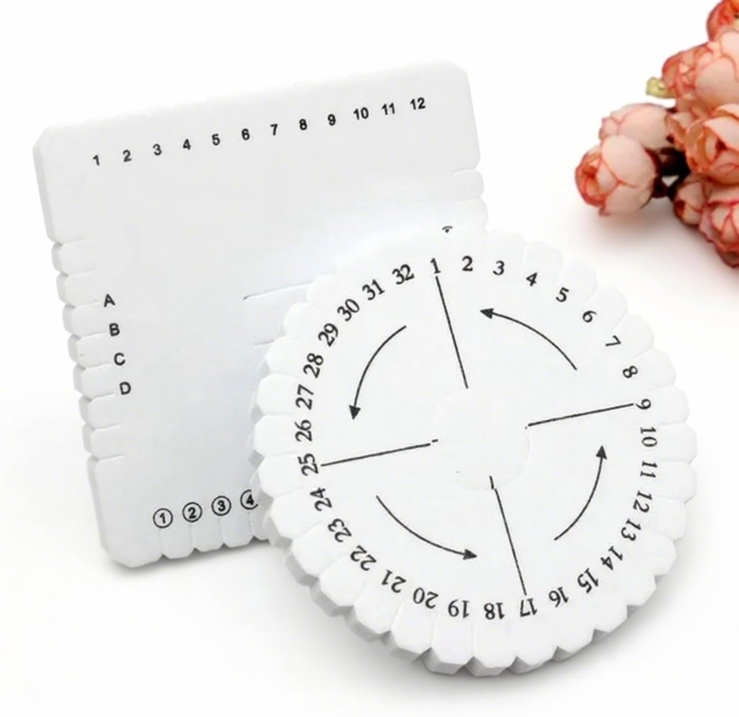 Kumihimo vlechtdisc set - rond en vierkant - dik schuim - perfect voor armbanden en kettingen - ShopVlot