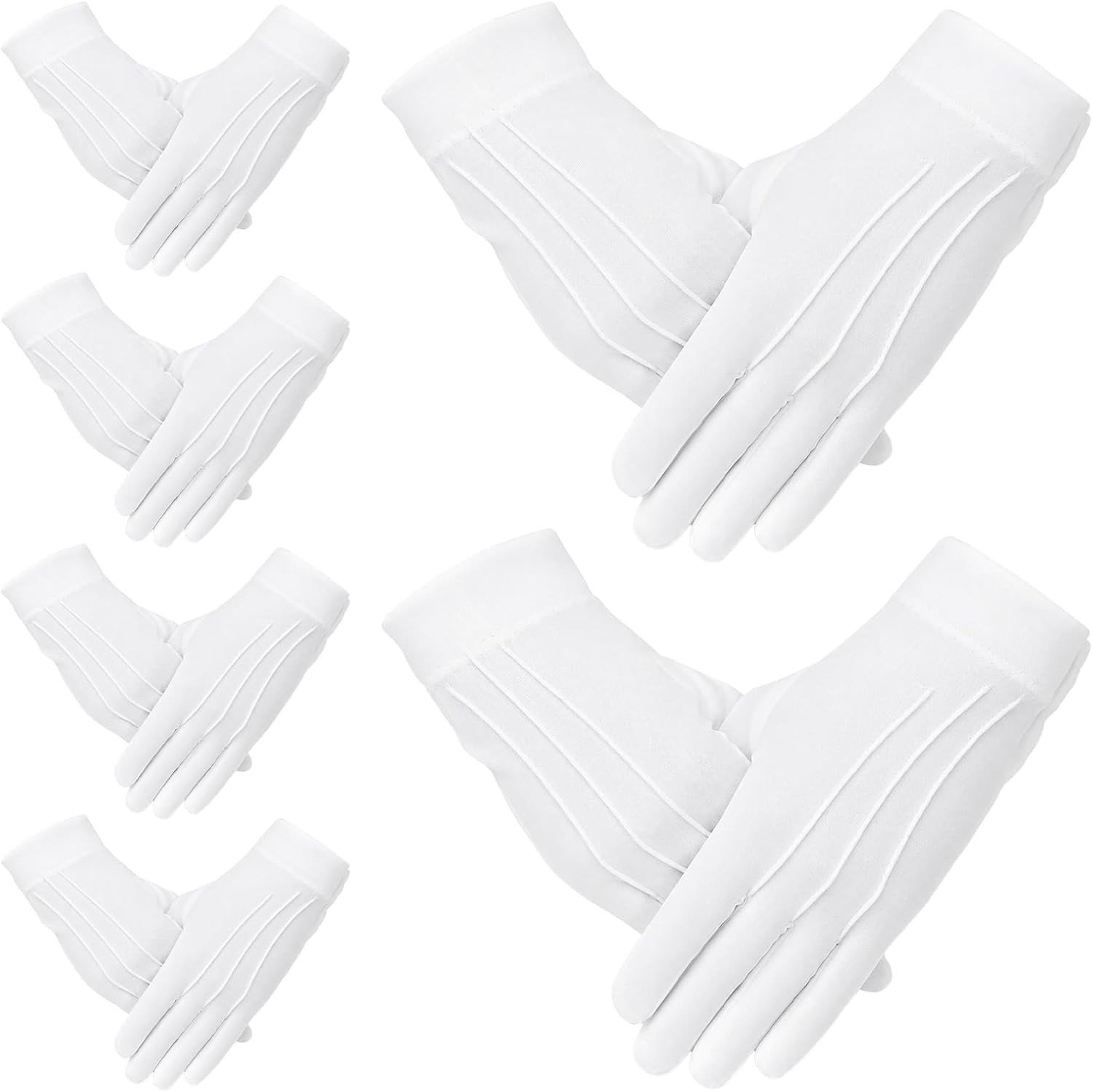 Witte Handschoenen - Wit - Nylon - Formele Handschoenen voor Mannen en Vrouwen