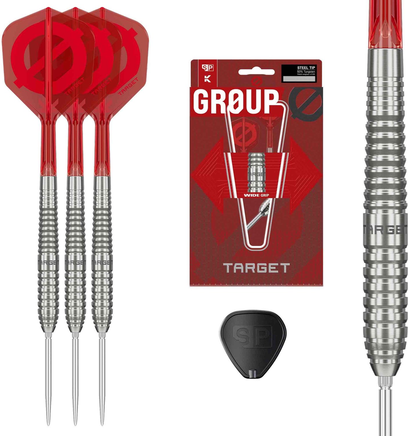 Target Group O 01 Swiss Point 50% - Dartpijlen