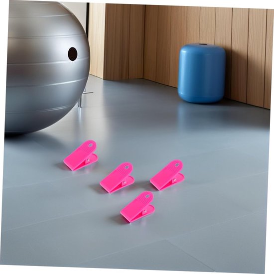 12 Stuks Universele Loopband Veiligheidsclips met Veermechanisme Duurzame Plastic Noodstop Klem voor Hardloopapparaten Multifunctioneel Gebruik Bij Portemonnees Sleutels — afbeelding 2