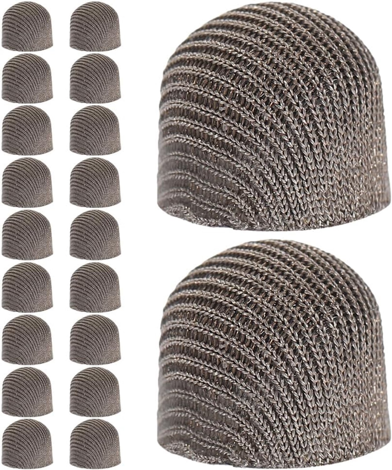 Happyyami 20 stuks vervangende styluspenpunten van vezelgaas met capacitieve punten voor touchscreens, compatibel met tablets en smartphones, 6 mm