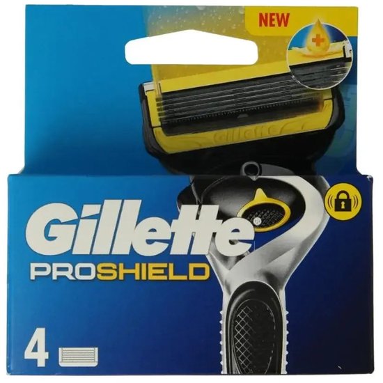 Gillette Proshield Navul Scheermessen - 4 Stuks