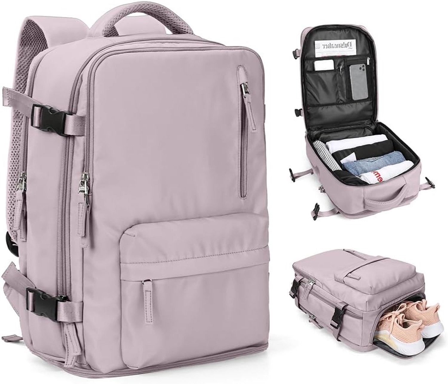 Reisrugzak 40x30x20 - Waterdicht - Met laptopcompartiment - Perfect voor Ryanair en Wizz Air - ShopVlot