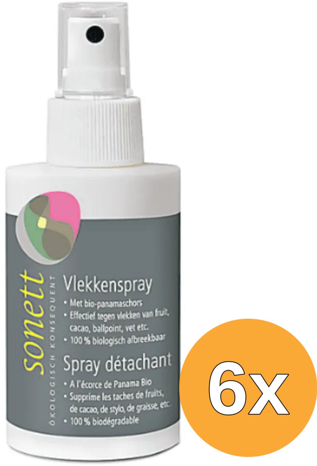 6x Sonett Vlekkenspray Bio (100 ml)