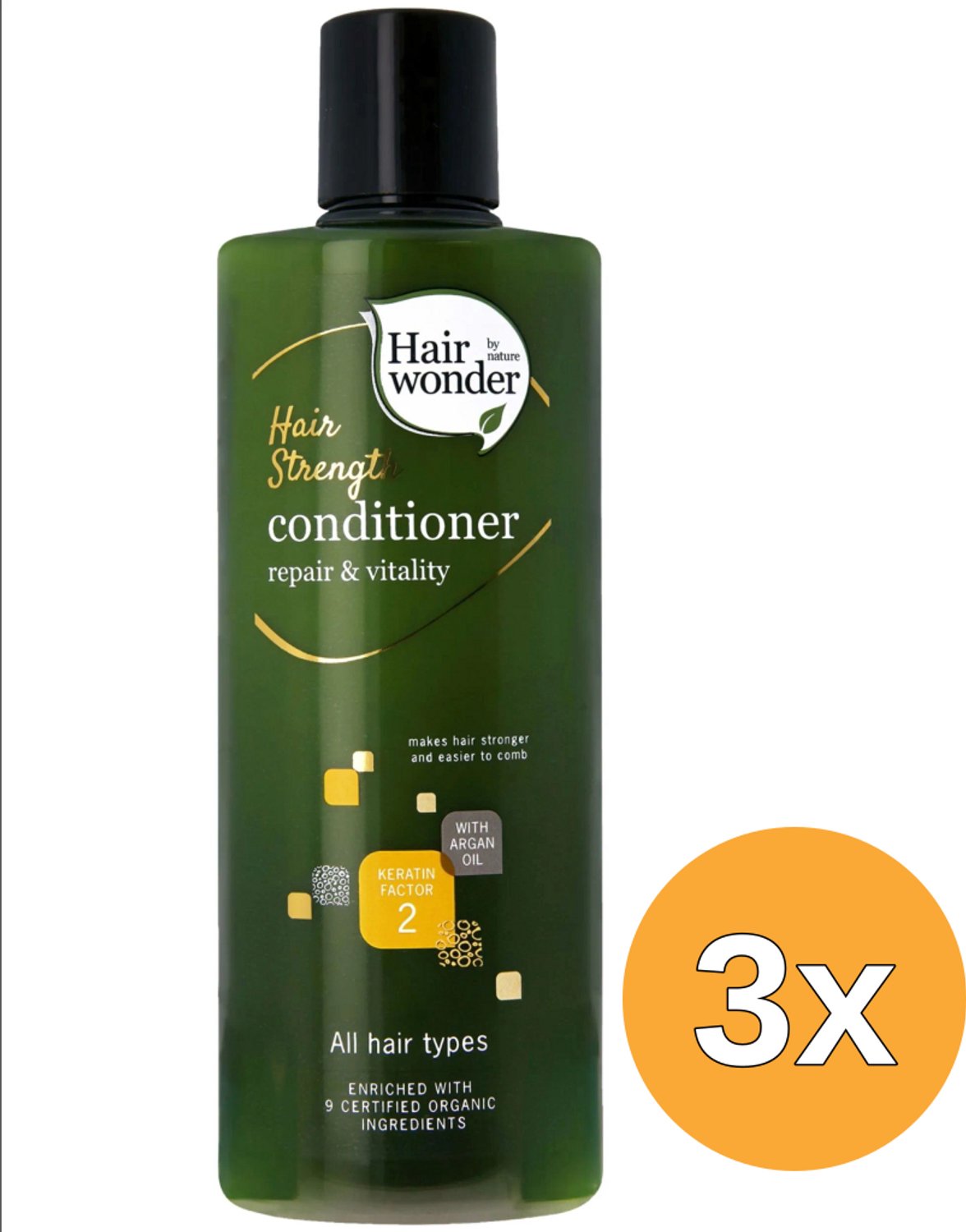 3x Hairwonder Hair Strength Conditioner (200 ml)