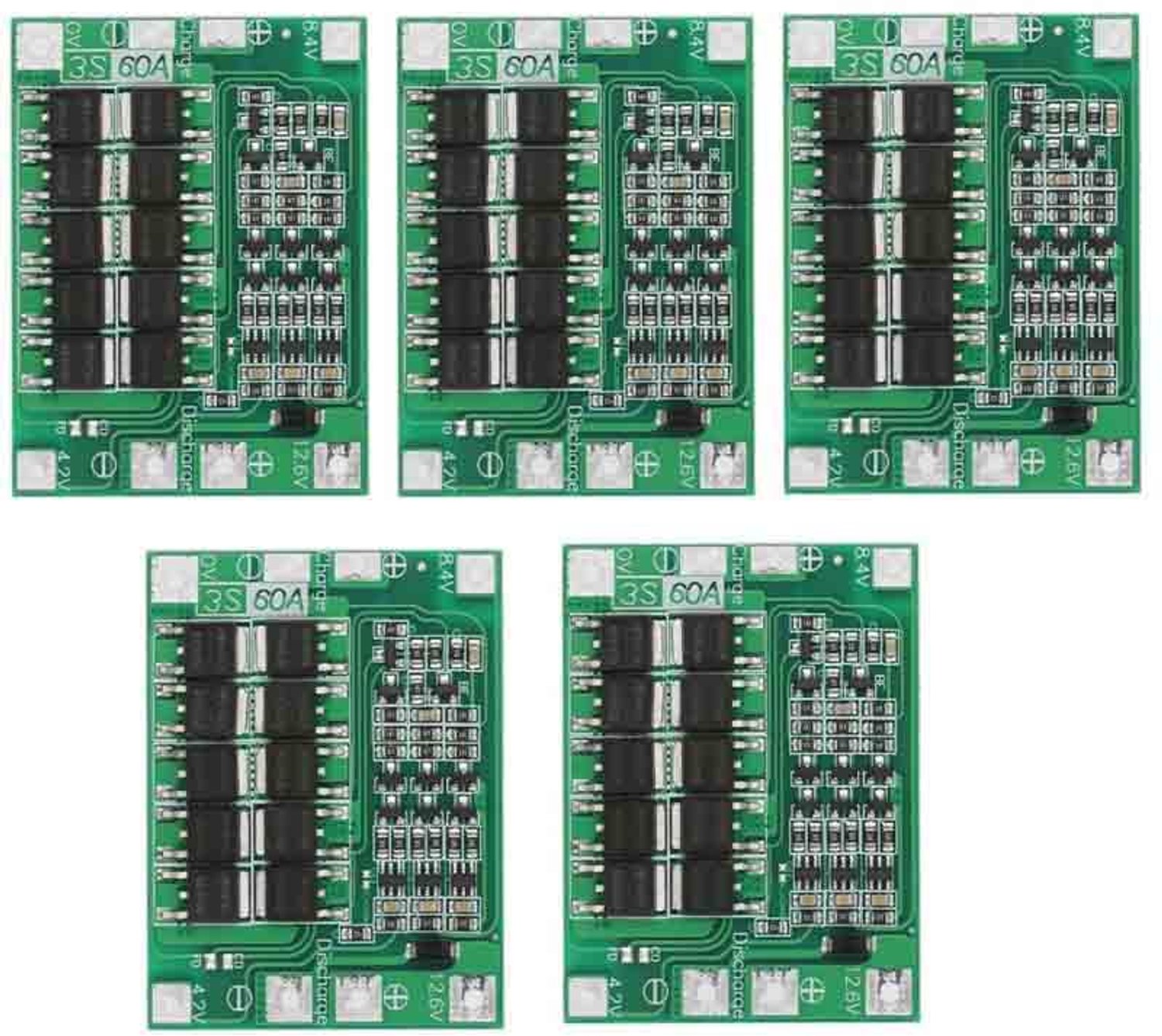 5PCS 3S 11.1V 12V 12.6V 60A with Upgrade - ShopVlot