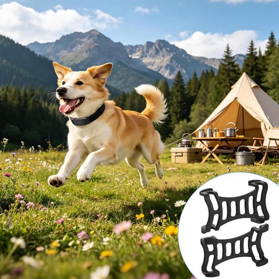 4 stuks siliconen clips, compatibel met Tractive Dog 6 GPS-hondenhalsband — afbeelding 2