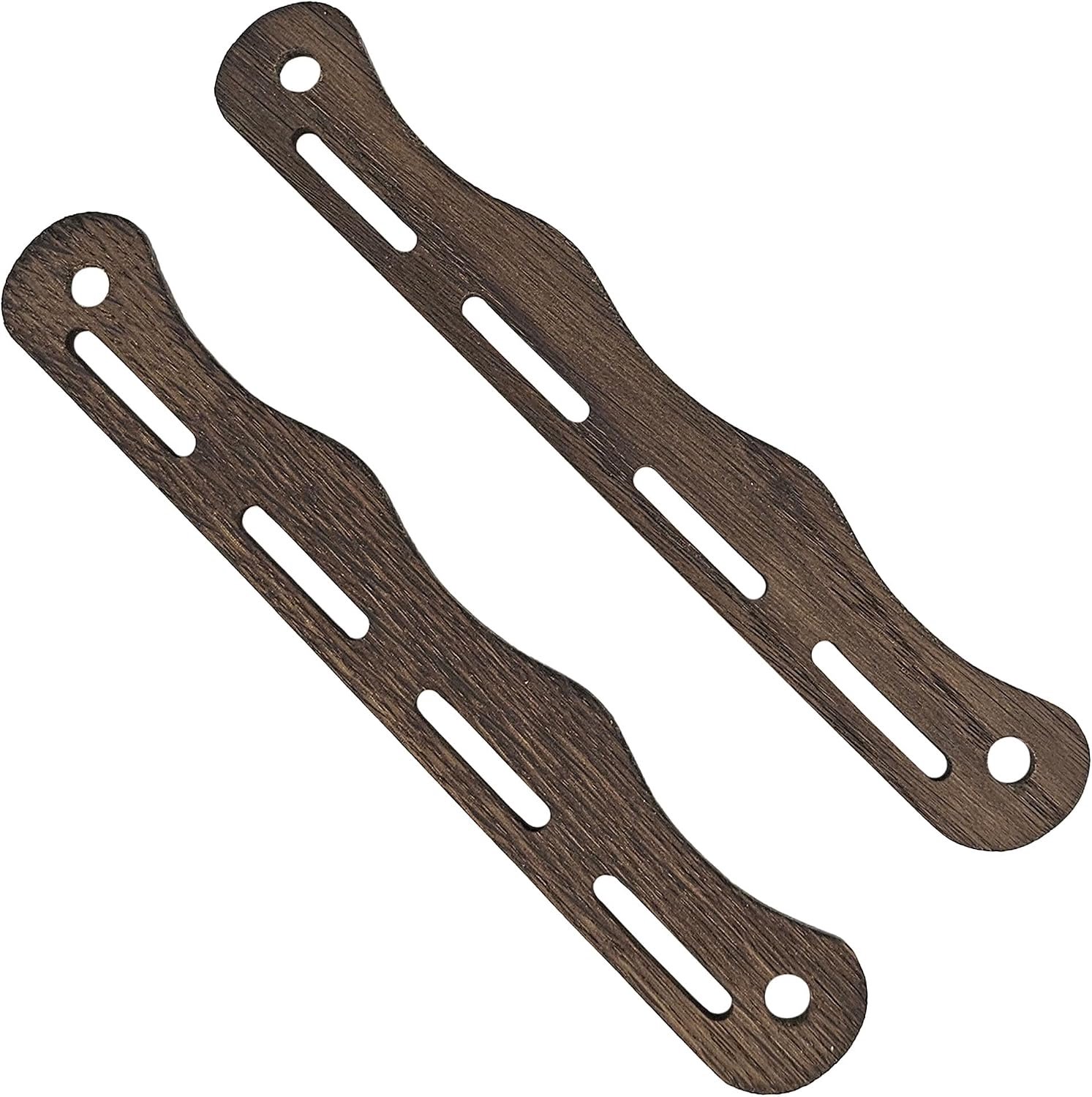 1 paar Viking-zakhangers donker eiken, 20 cm