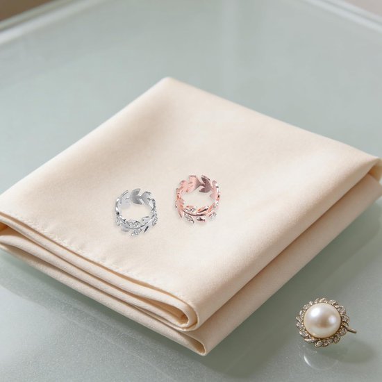 2 Stuks Dames Sjaal Ring met Gesp Metalen Sjaalklem met Strass Blouseclip voor Zijde Jersey Modieuze Sjaalspeld voor Feest Dagelijks Gebruik — afbeelding 2