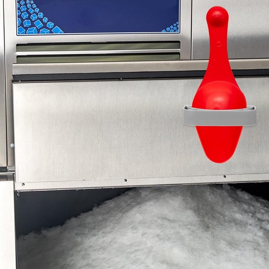 2 Stuks Magnetische Ijs Schephouder Grijs Plastic Houder voor Opal Ijsmachine Eenvoudig Te Installeren zonder Gereedschap Geschikt voor Aanrecht Ijsmakers Vriezers — afbeelding 3