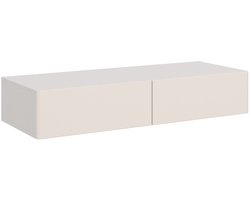 Selsey Olio – Hangende kaptafel met 2 lades - kasjmier - 110cm