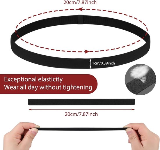 Elastische Sportbanden voor Voetbal, Basketbal, Tennis, Yoga en Golf - Antislip en Comfortabel 9 Stuks — afbeelding 5