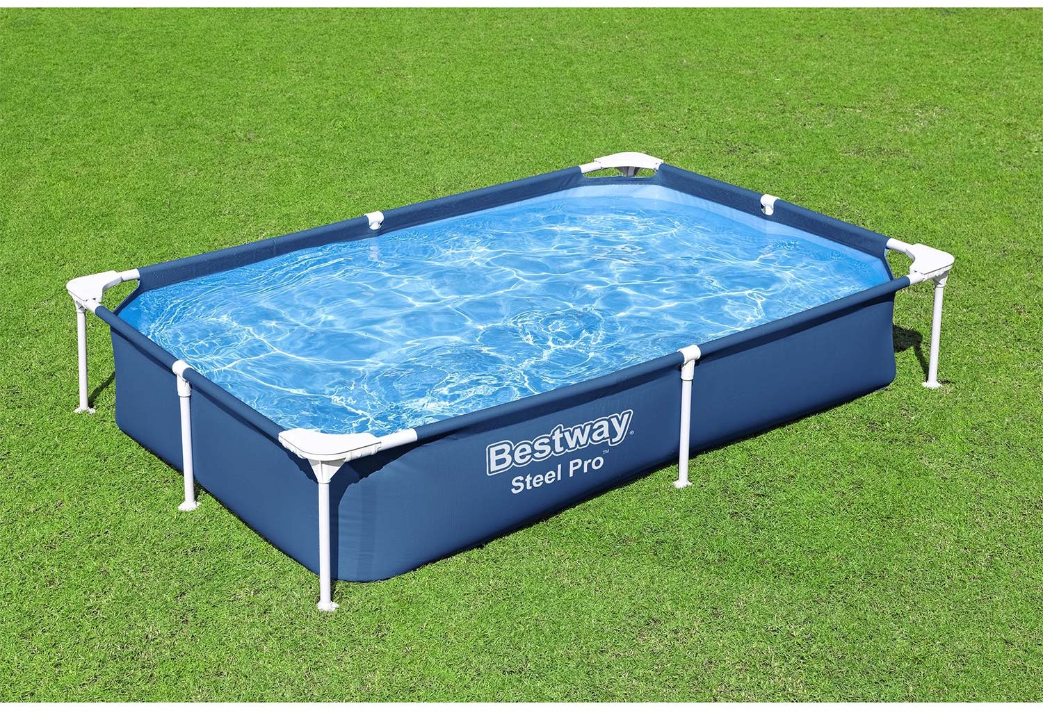 Bestway Steel Pro Piscine - 221x150x43 cm