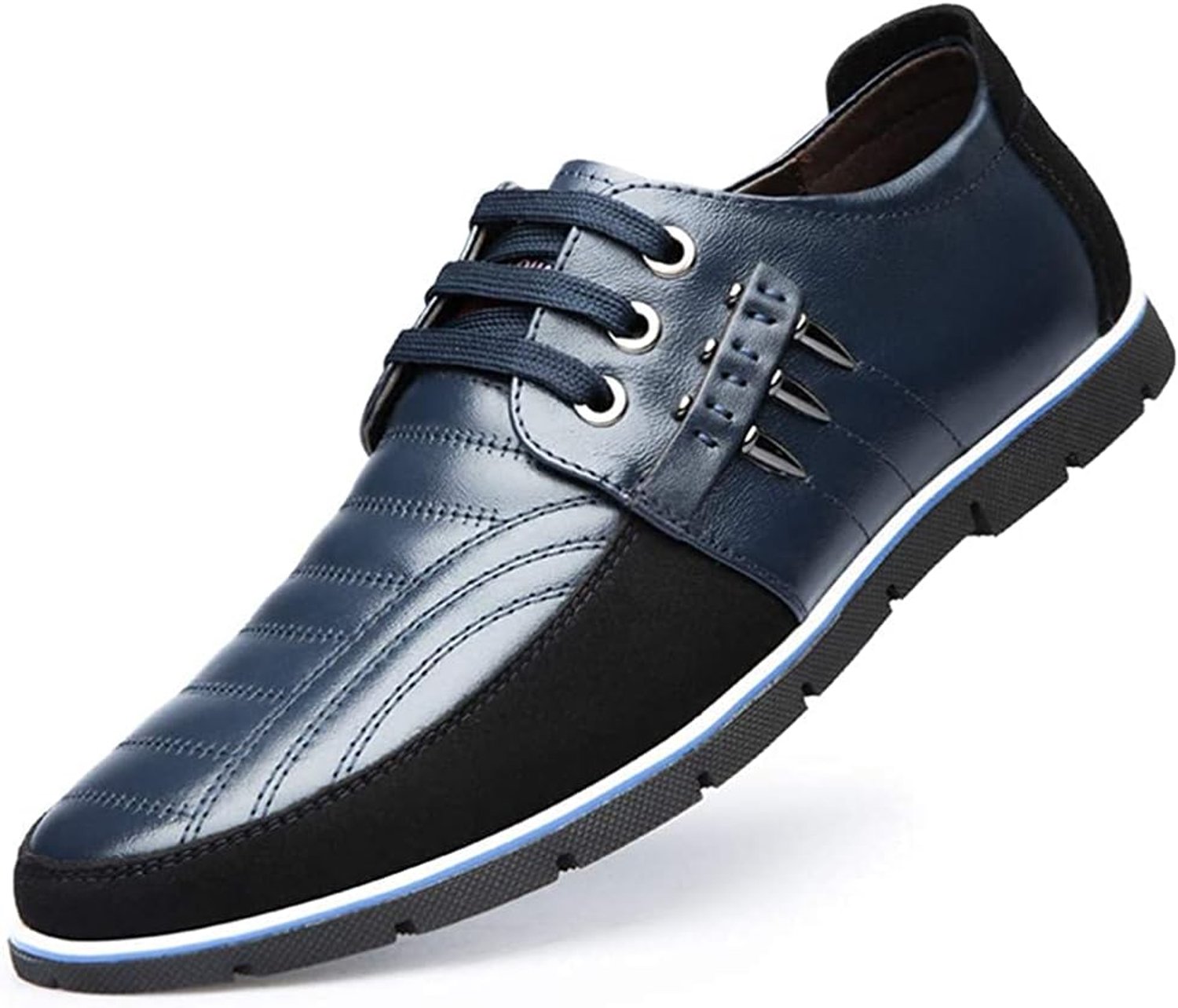 Leren Herenschoenen Casual Oxford Lace Up Business Classic Comfortable Luxe Driving Office Walking Moccasin British Fashion