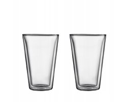 Bodum Canteen Dubbelwandige Glazen 2 stuks 0.4L Transparant