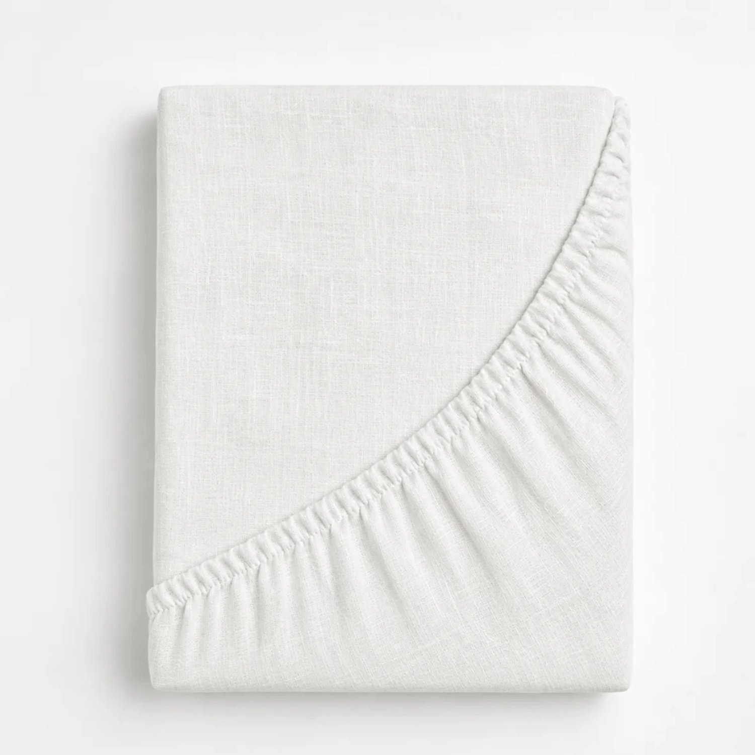Dreamers Den Hoeslaken - Linnen - Halflinnen - Gebroken Wit - 160x200+30 cm - Dreamers Den