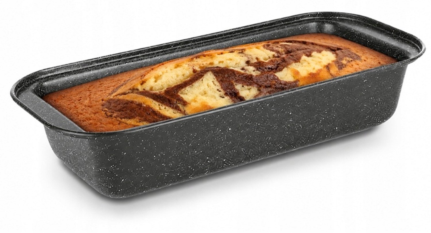 Konighoffer Keks Vorm Black Marble Metaal 30x13 cm - Non-stick