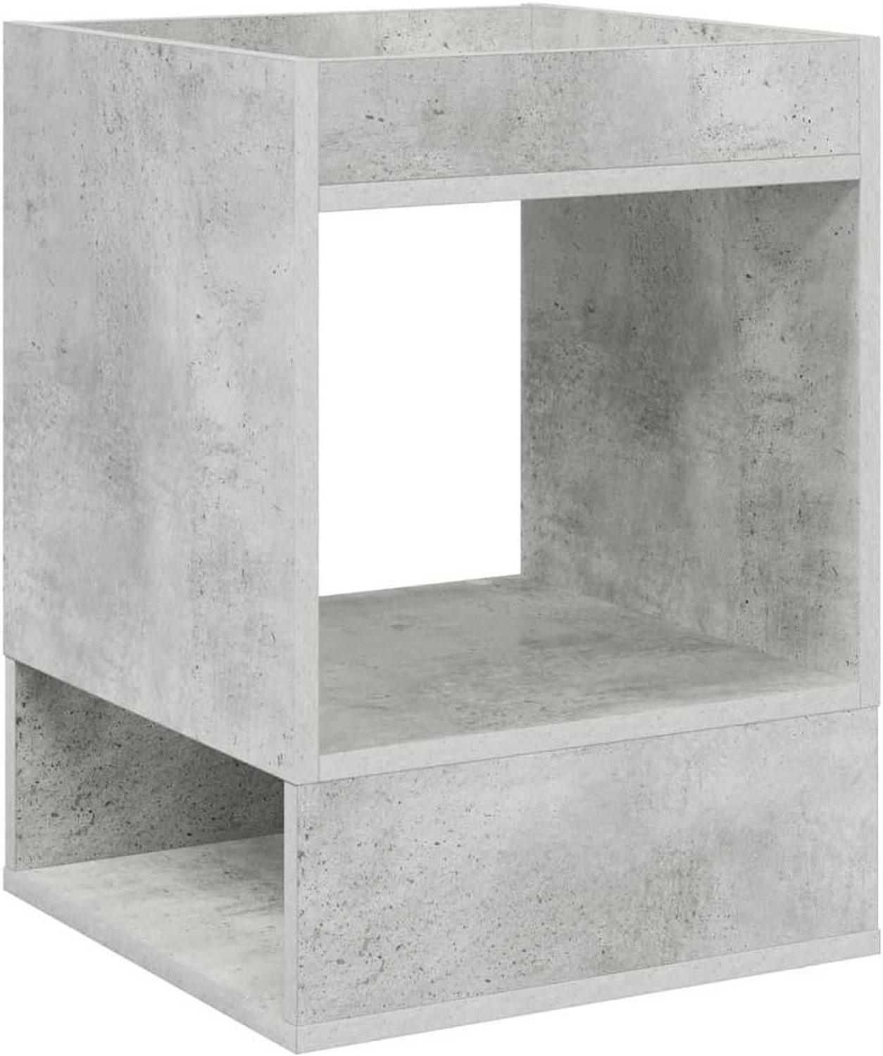 Salontafel Betonnen Grijs 40x40x56 cm uit Houtmateriaal