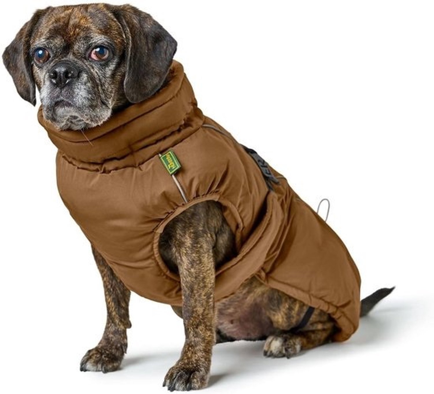 Warme hondenjas - Voor kleine honden - Caramelkleur