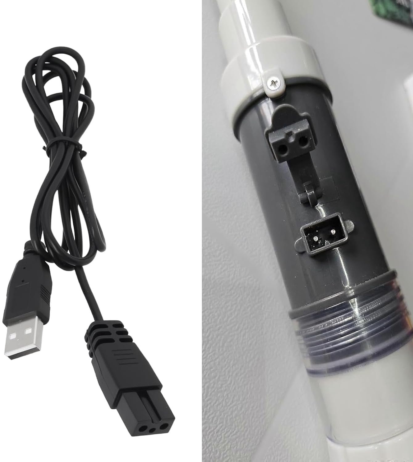 Générique Swimming Pool Vacuum Cleaner USB Charging Cable Compatible with Best-way on Spa Lay Z Spa Long 1.2 m for USB - ShopVlot