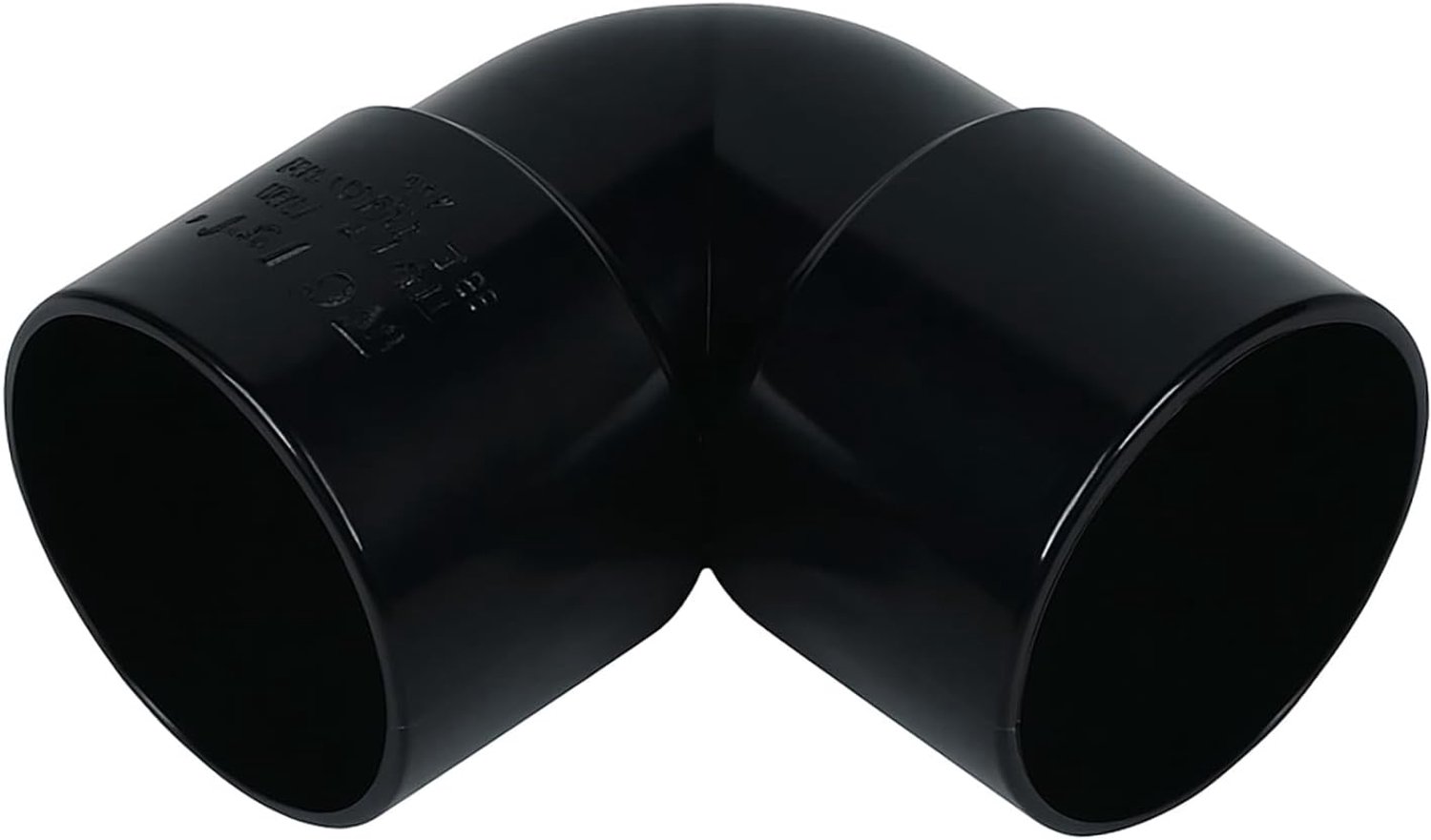 5X 36mm 90 Degree Solvent Welding Bend Black Plastic Waste Pipe Fitting - ShopVlot