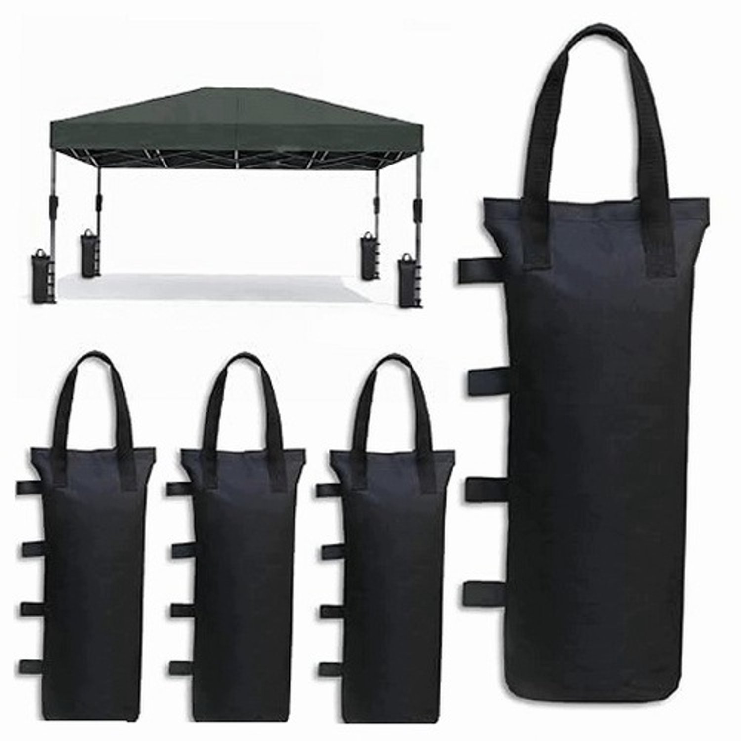 4x Zandzakken voor Tenten en Paviljoens - 10kg Oxford 800D