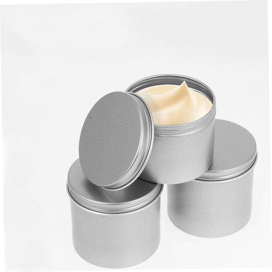 5stuks Aluminium Tea Canister Multifunctionele Opslagdozen Voor Haarwax Thee Vochtbestendige Droog Bewaaroplossing Voor Huishoudelijk Gebruik Koffiehuizen — afbeelding 4