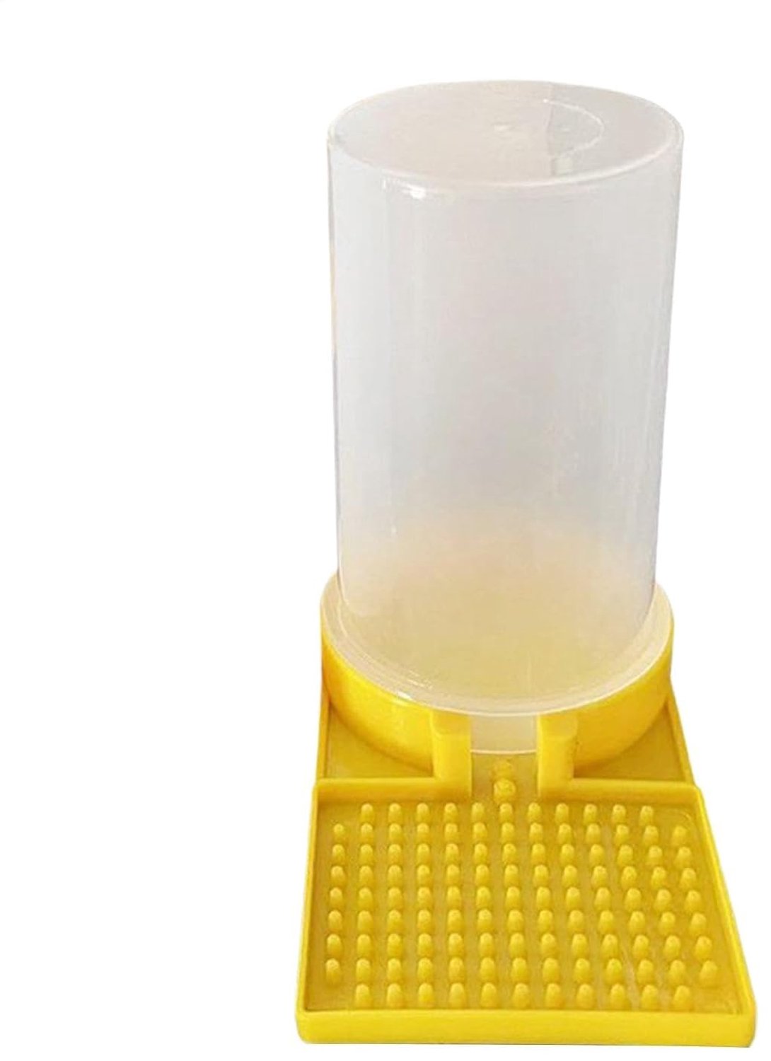 Ricari Lekvrije voederdispenser voor gevogelte, transparante voederbak, kwartelvoederdispenser met capaciteit, lekvrij ontwerp, met hangende standaard