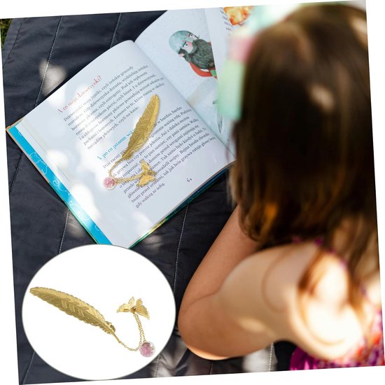 Vintage Plume Bladwijzer Metalen Bladwijzer Craft Boek Leesaccessoire Lichtgewicht En Elegante Boekenlegger Voor Mannen En Vrouwen — afbeelding 5