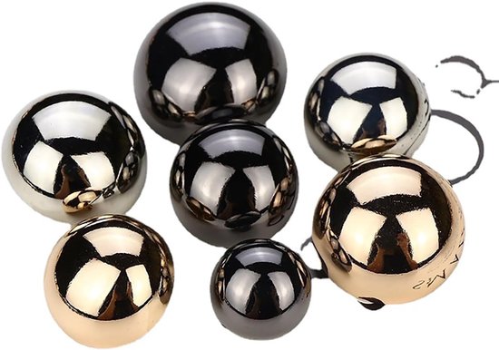 5 stuks metalen schacht knopen met één gat voor DIY blazer jassen kleding decoratie naaien knutselen — afbeelding 5