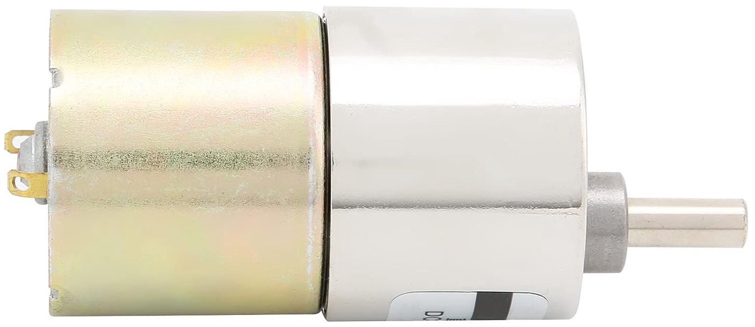 Jeanoko DC-reductiemotor met Hoog Koppel, 12V Instelbare Snelheid (20