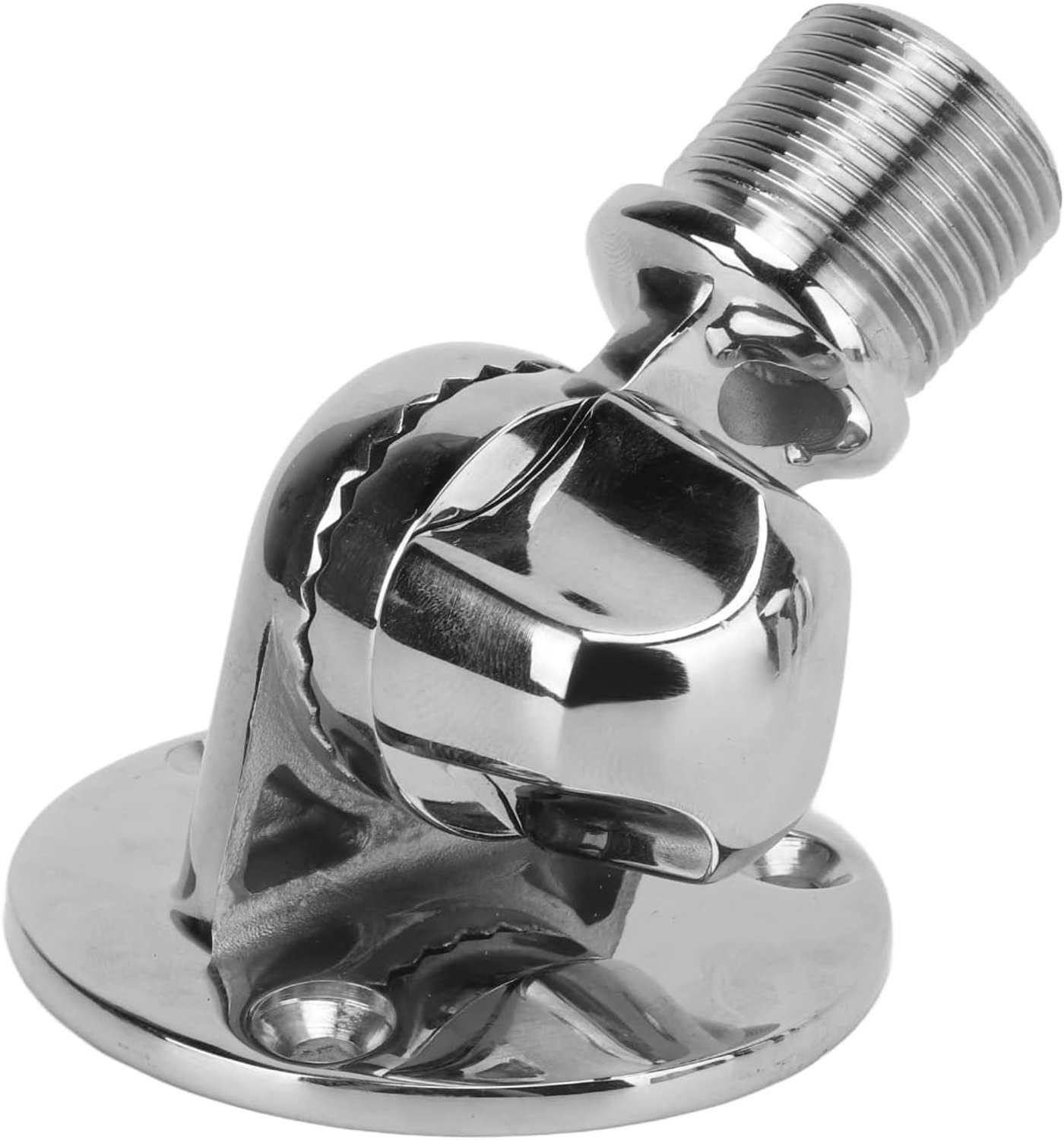 Aqxreight Marine Antenne Montagevoet 25mm Schroefdraad, 316 Roestvast