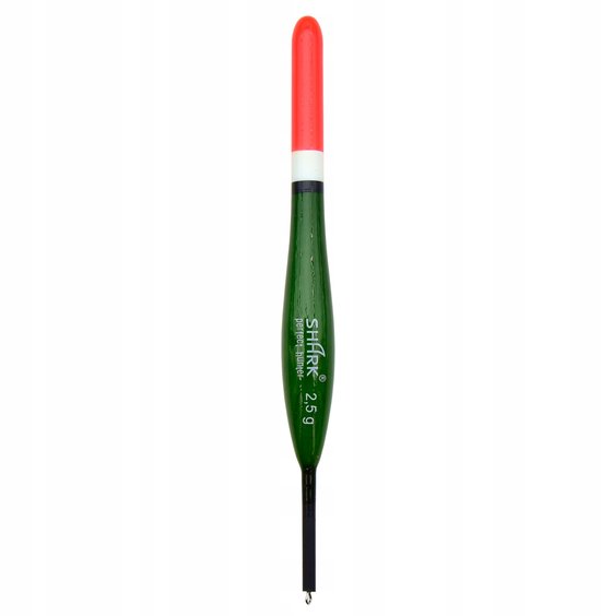 Shark Doorvoer Dobber Balsa 2.5g - 11.5cm Groen Transparant — afbeelding 2