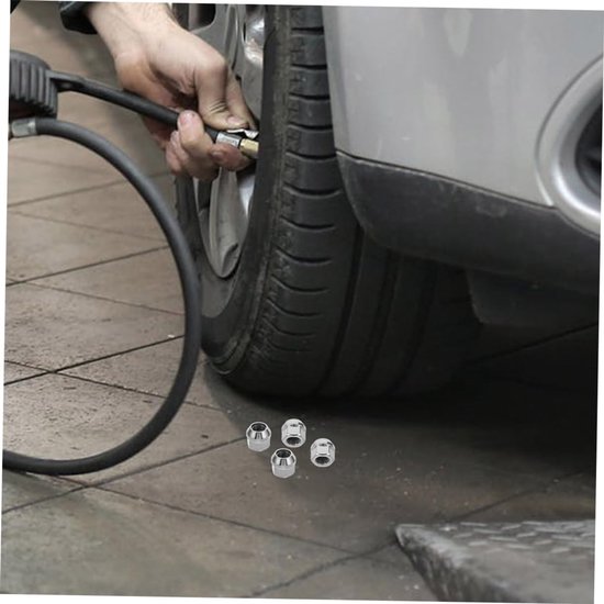 20 Stuks Autoflensmoeren Wielmoeren Vervangende Verlengde Wielmoeren Voor Bandenaccessoires — afbeelding 4
