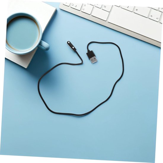 5 Stuks Pin Magnetische USB Oplaadkabel Snellader voor Smartwatch Duurzame Datakabel met Universele Compatibiliteit voor Thuis Reizen Buitenactiviteiten — afbeelding 4