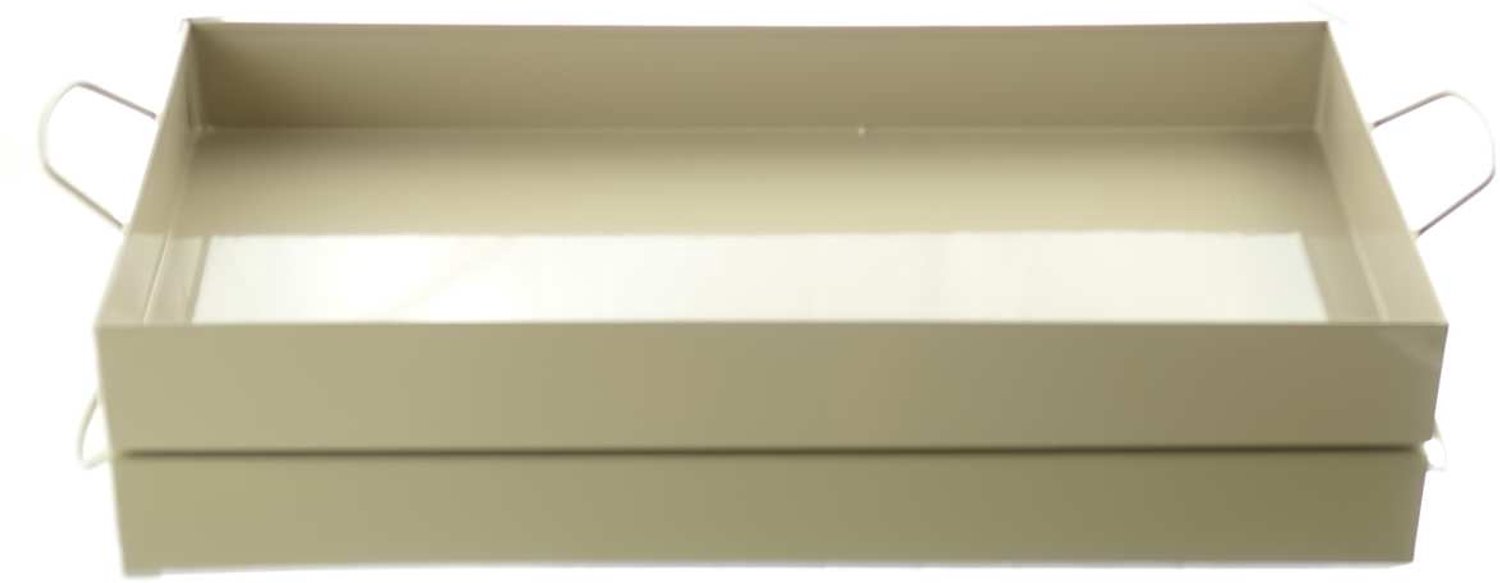 Freese nature trends dienblad Sand rechthoekig 39 x 19 cm - metaal zand