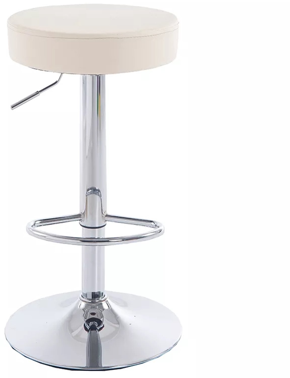 Hoker Remo Beige Kunstleer - Verstelbaar Barstoel Keuken