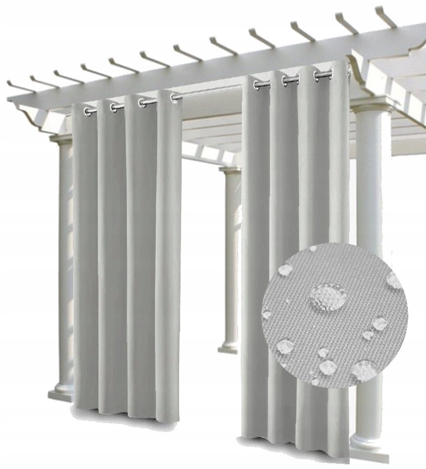 Waterdichte Tuindoek Gordijn 155x210cm voor Tuinhuis, Terras, Gazebo