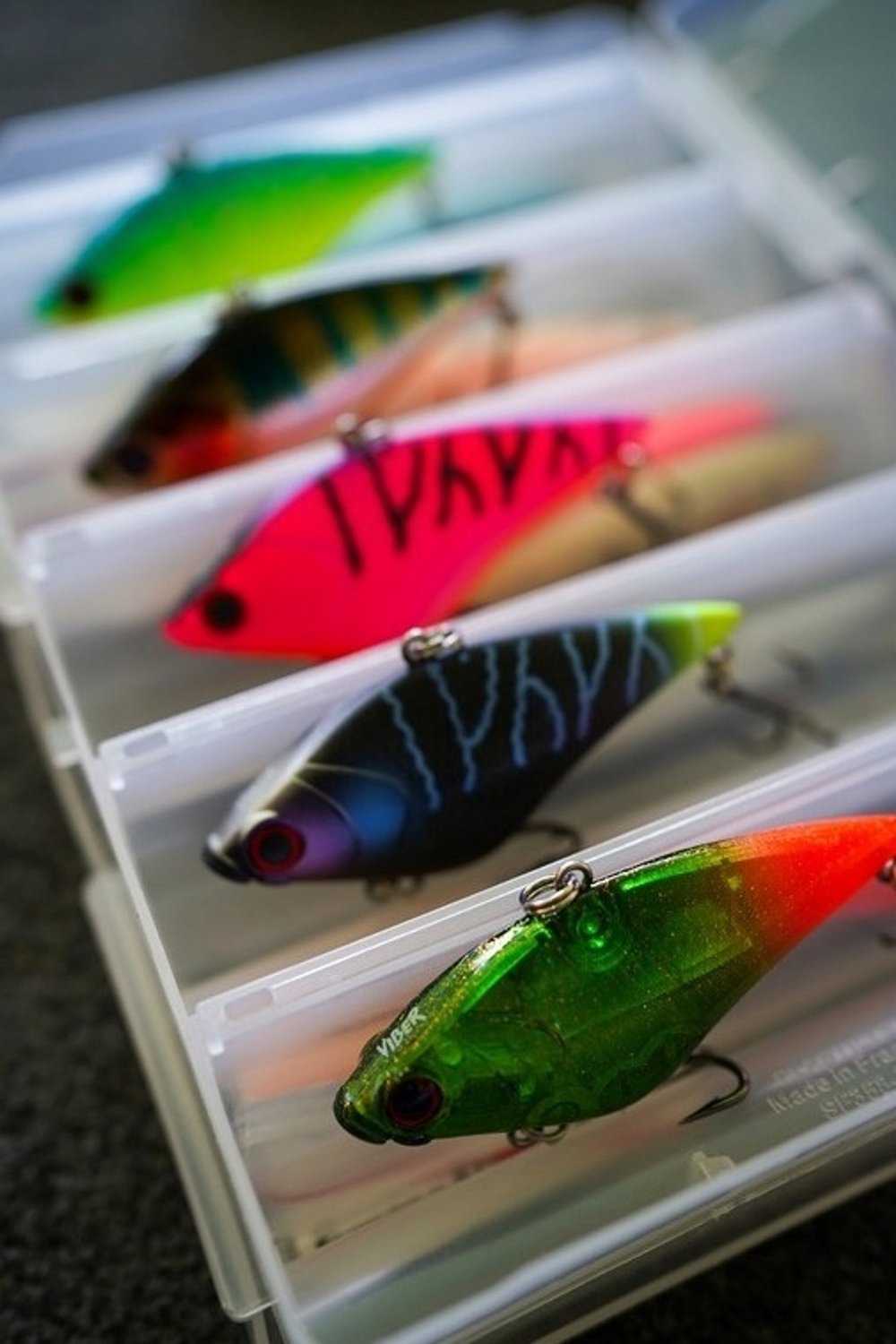 Darts AB Viber Wobbler 5cm/7g - Orange Tiger - VMC Haken
