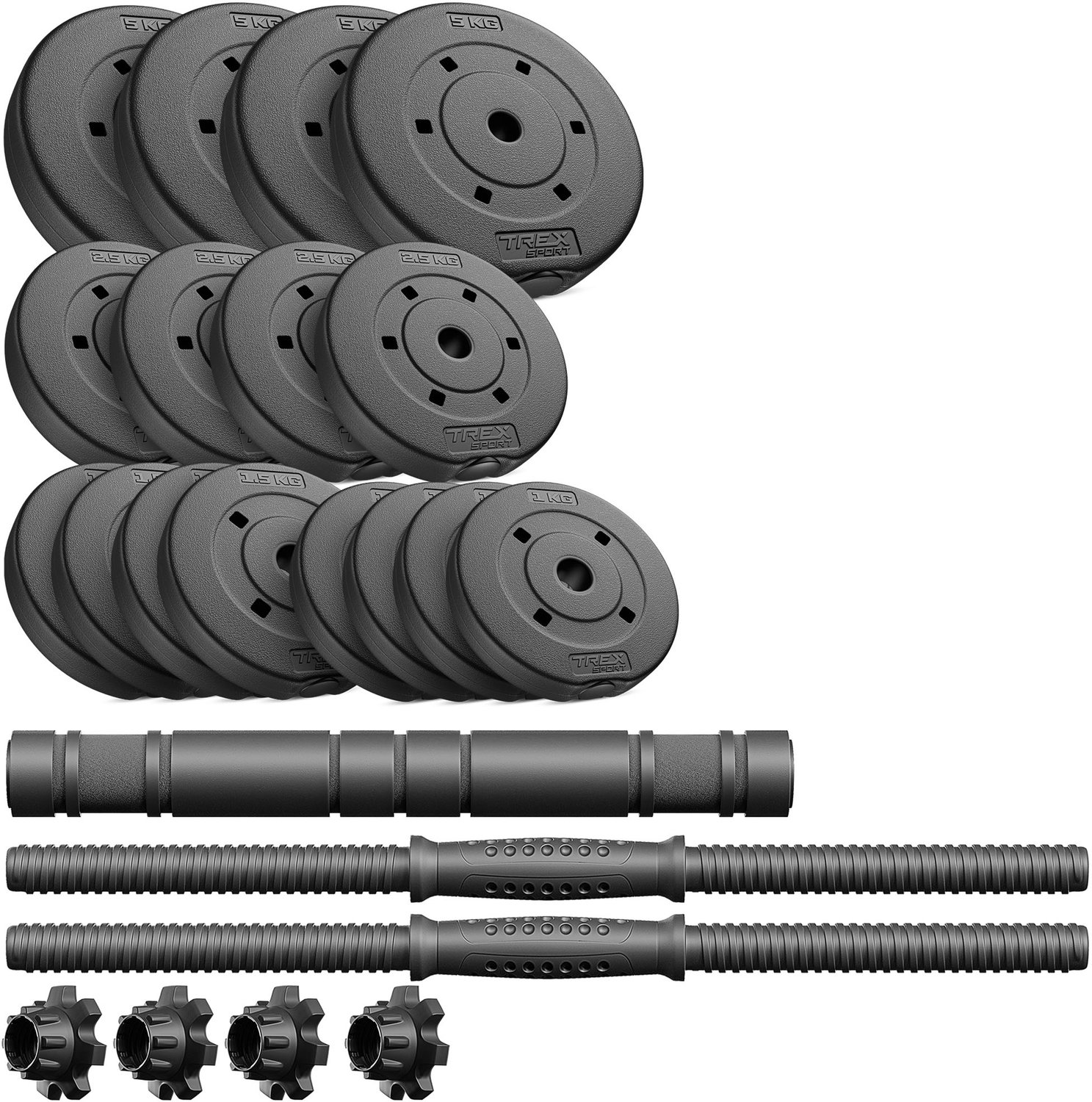 Verstelbaar Halter- en Stangenset 40kg voor Krachttraining
