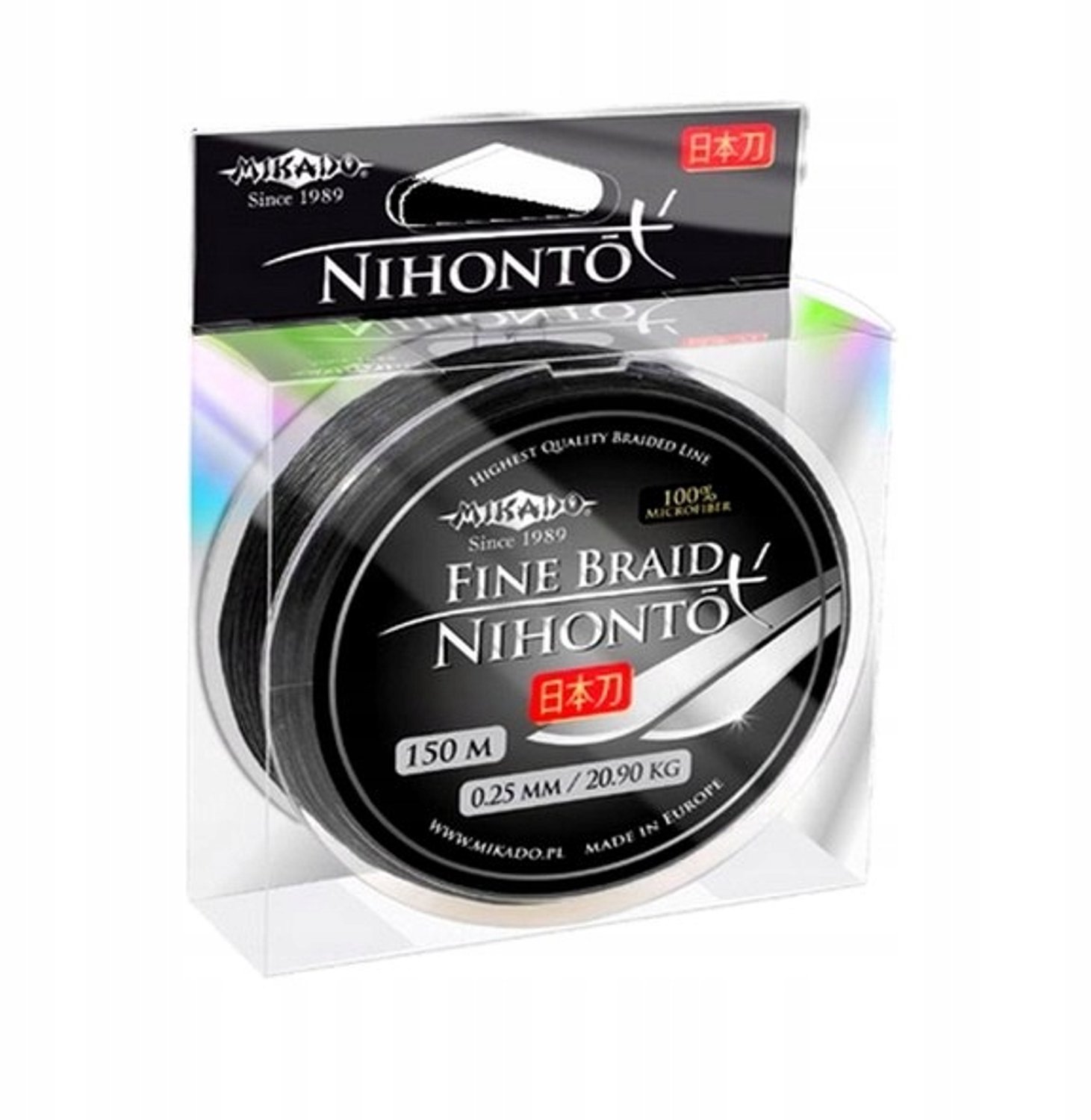 Mikado Nihonto Fine Braid Vislijn 0,23mm/150m - Sterk & Soepel