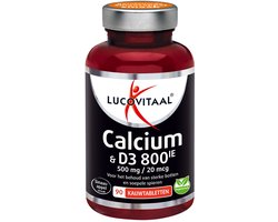 Lucovitaal Lucovitaal Calcium 500 mg + D3 20 mcg kauwtablet