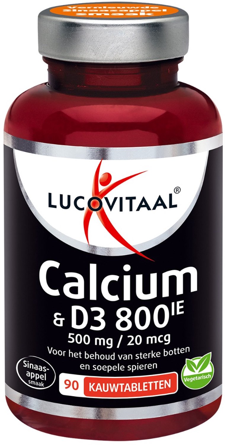 Bol.com Lucovitaal Calcium 500 mg + D3 20 mcg kauwtablet aanbieding