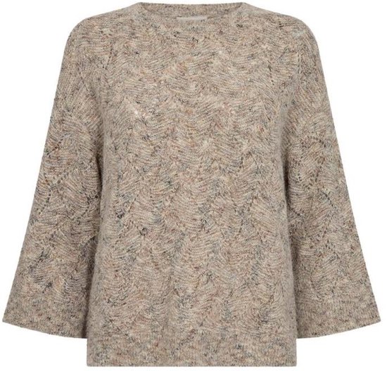 Freequent Trui Fqestweed Pullover 211776 Oyster Grey Melange Dames Maat - S