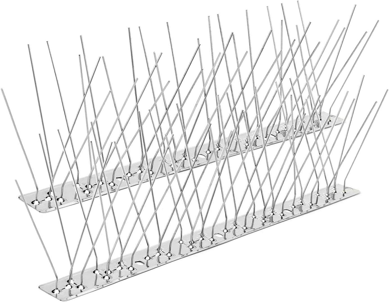 Famanu - Anti-Vogel-Spikes - Voorkomt ongewenste vogels - Duurzaam roestvrij staal - 3,3 meter